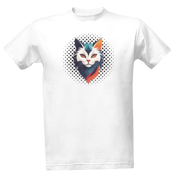 Tričko s potiskem Cat dots