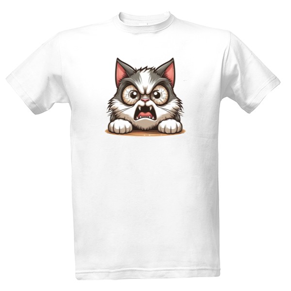 Tričko s potiskem Cat vrrr