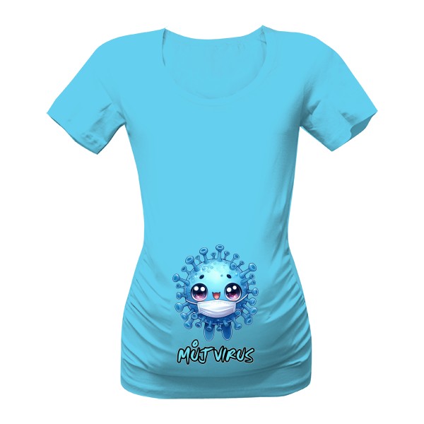 Tričko s potiskem Můj Vir