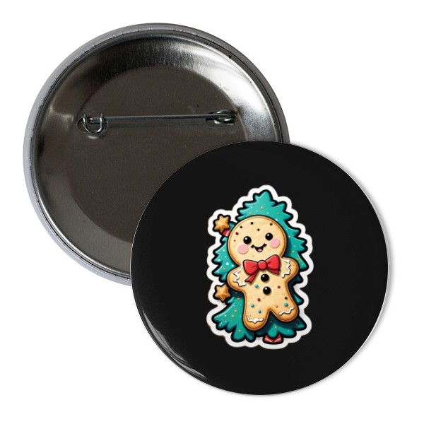 Odznáček  s potiskem Perníček na stromě