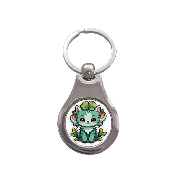 Přívěsek na klíče kolečko s potiskem Sweet lucky pet