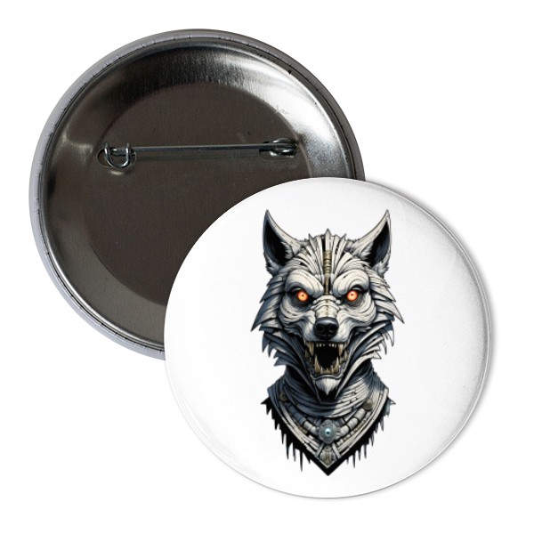 Odznáček  s potiskem Vlkodlak hlava