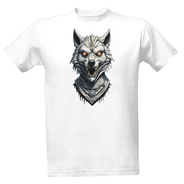 Tričko s potiskem Vlkodlak na triku