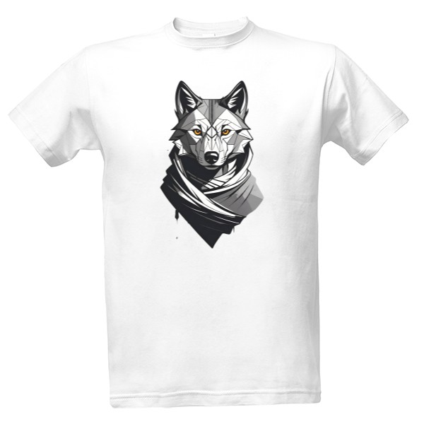 Tričko s potiskem Vlkova hlava